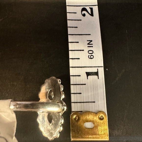 NWT Sterling Silver Double Moonstone Ring Intricate Silver Work Setting - Picture 6 of 8